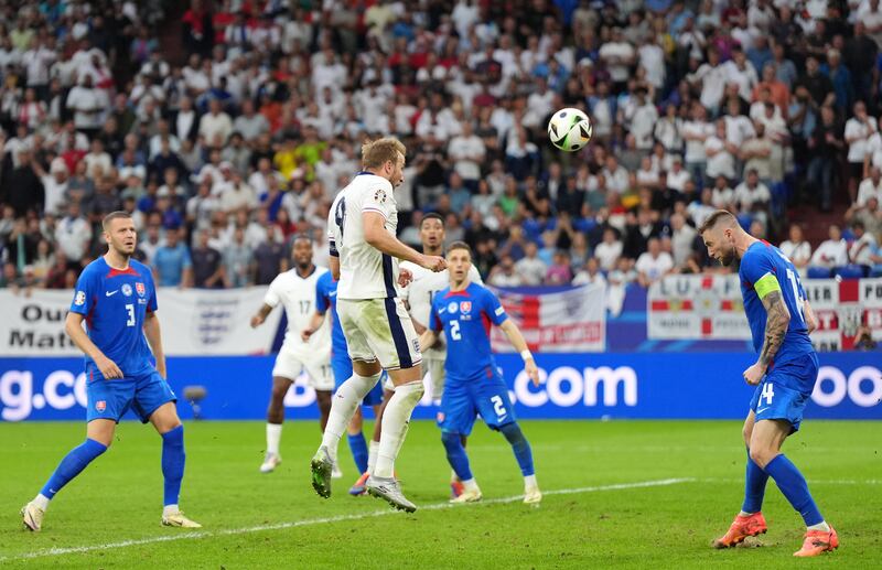 England’s Harry Kane fired an extra-time winner past Slovakia