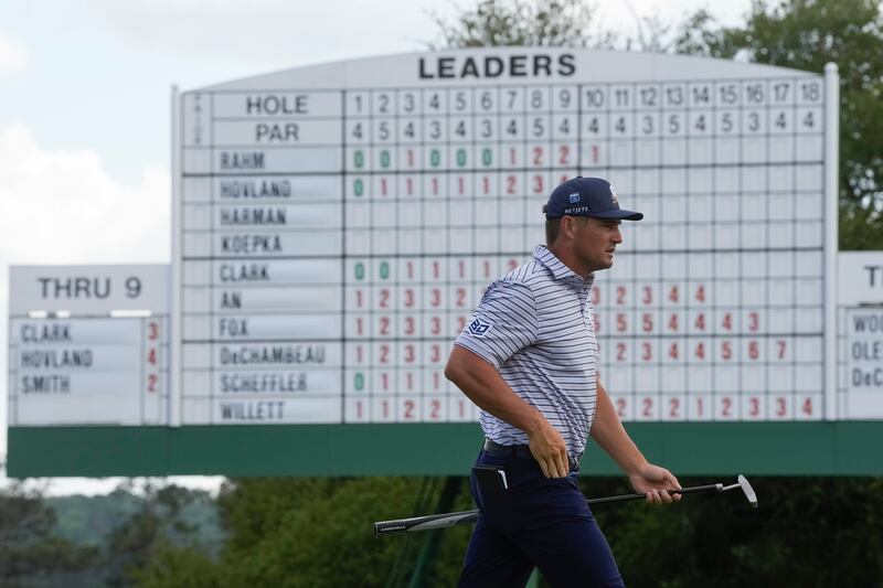 Bryson DeChambeau leads the way (Charlie Riedel/AP)