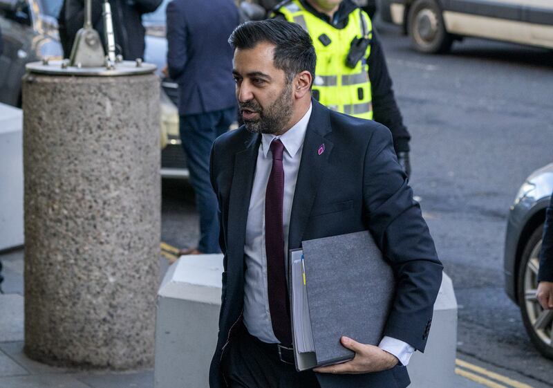 Humza Yousaf came to the Inquiry in Edinburgh after telling MSPs there an external review would look at how inormal messages are retained in future.