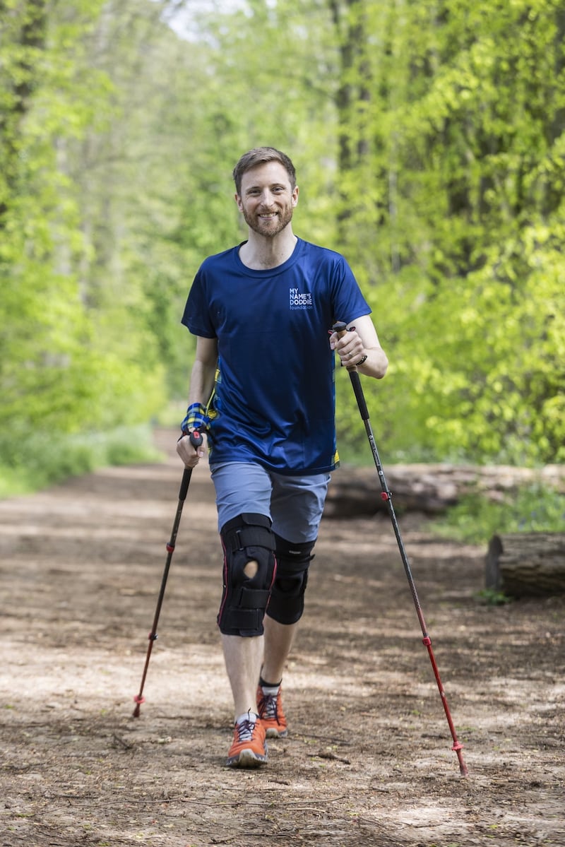 Former GP Luke Hames Brown, 35, from Oxfordshire, was forced to retire after his MND diagnosis last year. He has raised money for My Name’5 Doddie Foundation, the charity set up by the late Scotland rugby star Doddie Weir, who died with the disease two years ago.