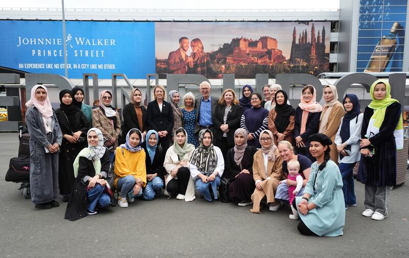 A group of 19 female medical students have travelled from their homes in Afghanistan to Scotland so they can continue their studies.