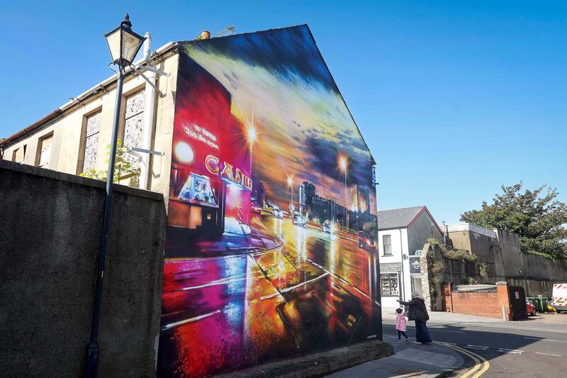 A new Dan Kitchener mural in Carrickfergus. Picture by Mal McCann