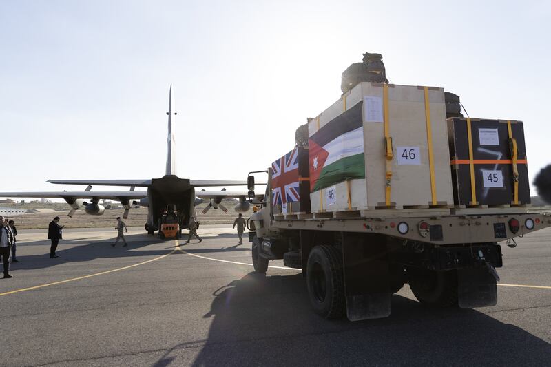 UK and Jordanian humanitarian has been sent to Gaza