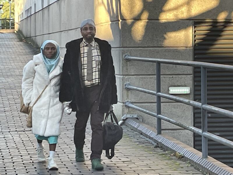 Tai (right) and Naiyahmi Yasharahyalah leaving Coventry Crown Court