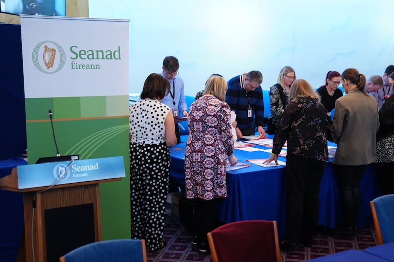 Counting in the Seanad elections