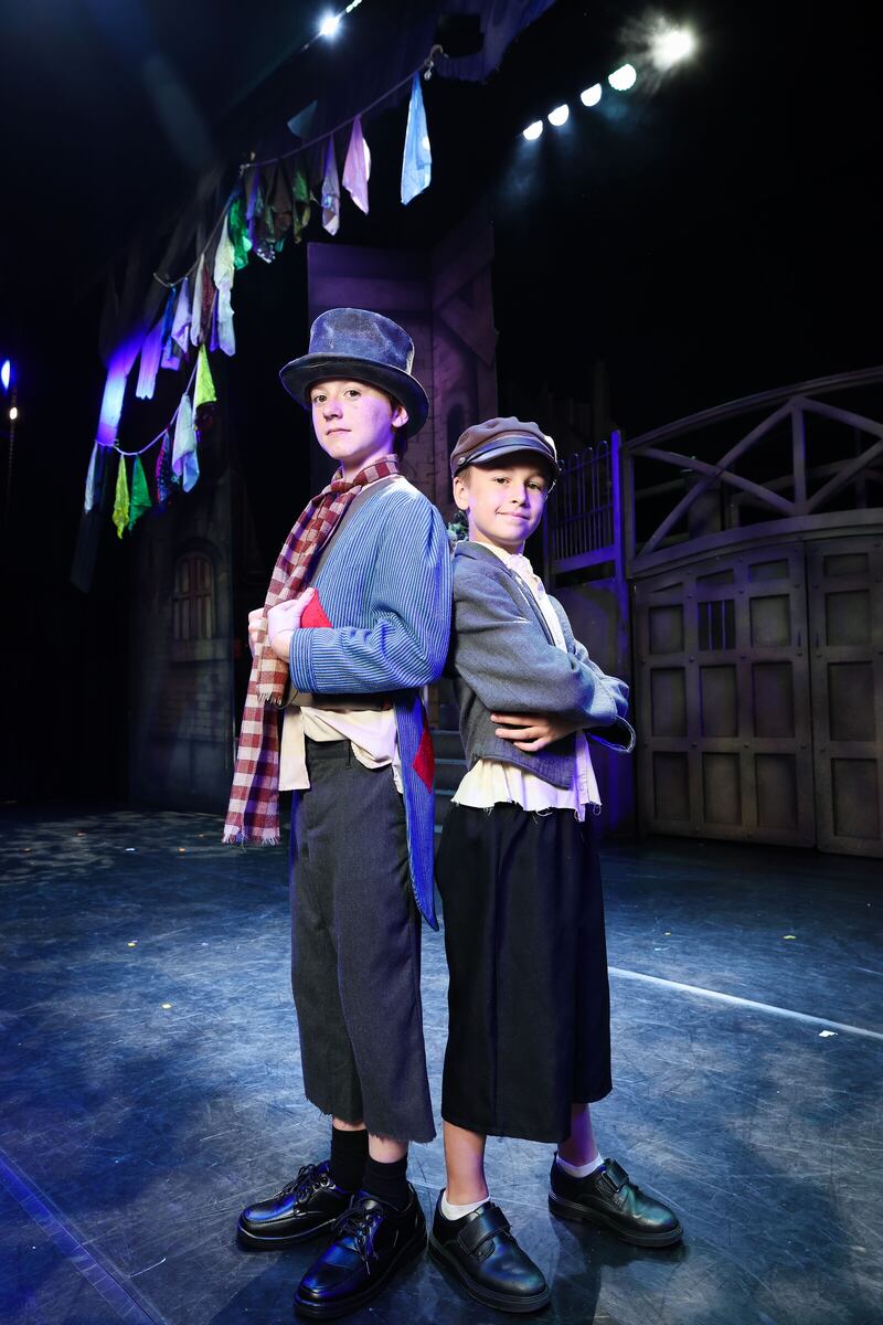 Conor Kelly (The Artful Dodger) and Mason McLoughlin (Oliver) 