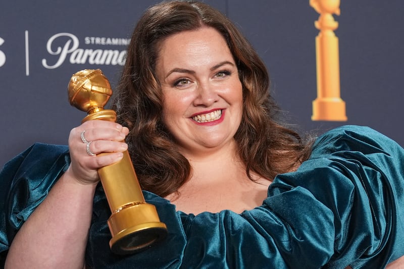 Jessica Gunning won the award for best performance by a female actor in a supporting role on television for Baby Reindeer at the 82nd Golden Globes (Chris Pizzello/AP)