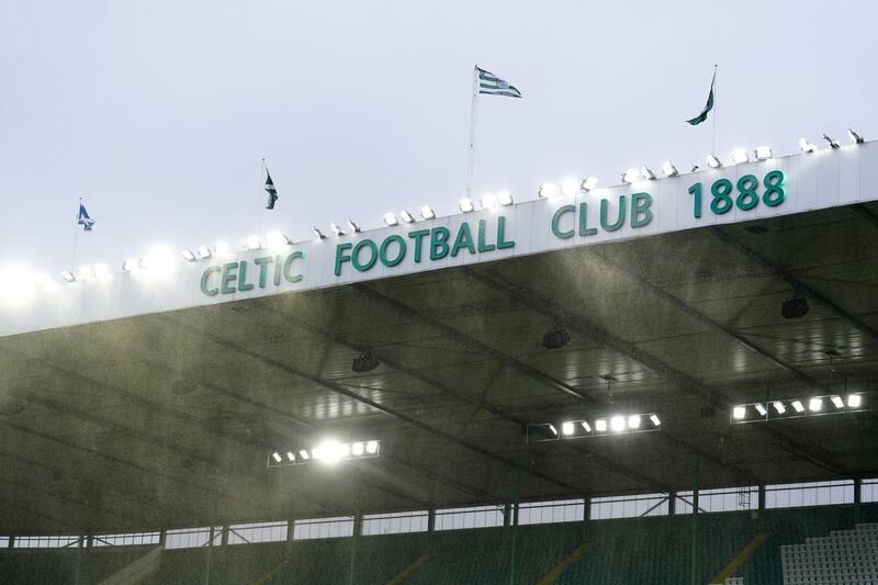 Celtic Park saw damage from Storm Eowyn