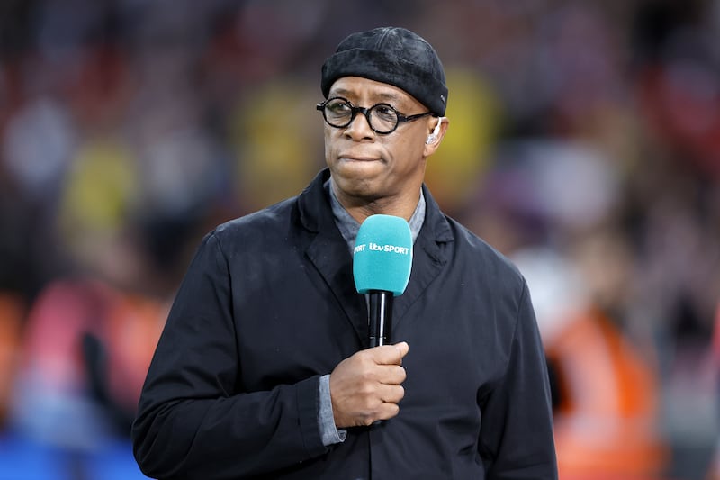 Former Arsenal player and current pundit Ian Wright