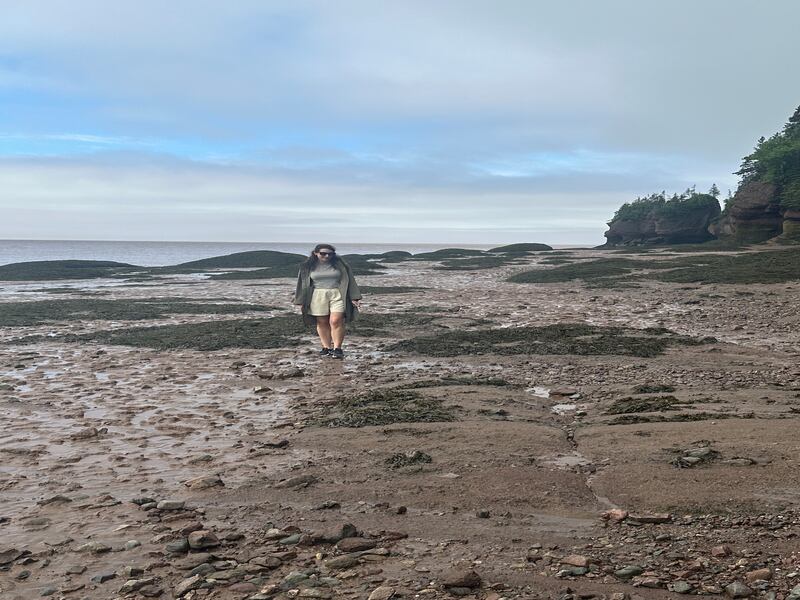 Walking on the Bay of Fundy ‘ocean floor’