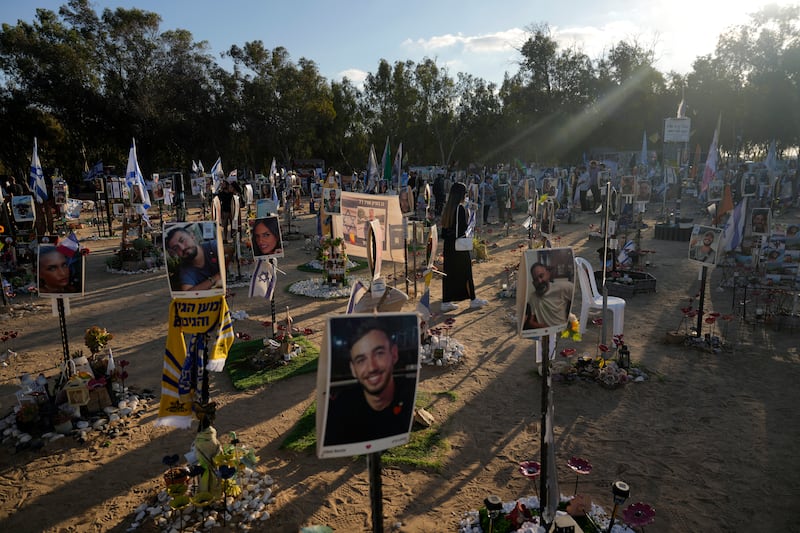 The site of the Nova music festival, where hundreds of revellers were killed and abducted by Hamas