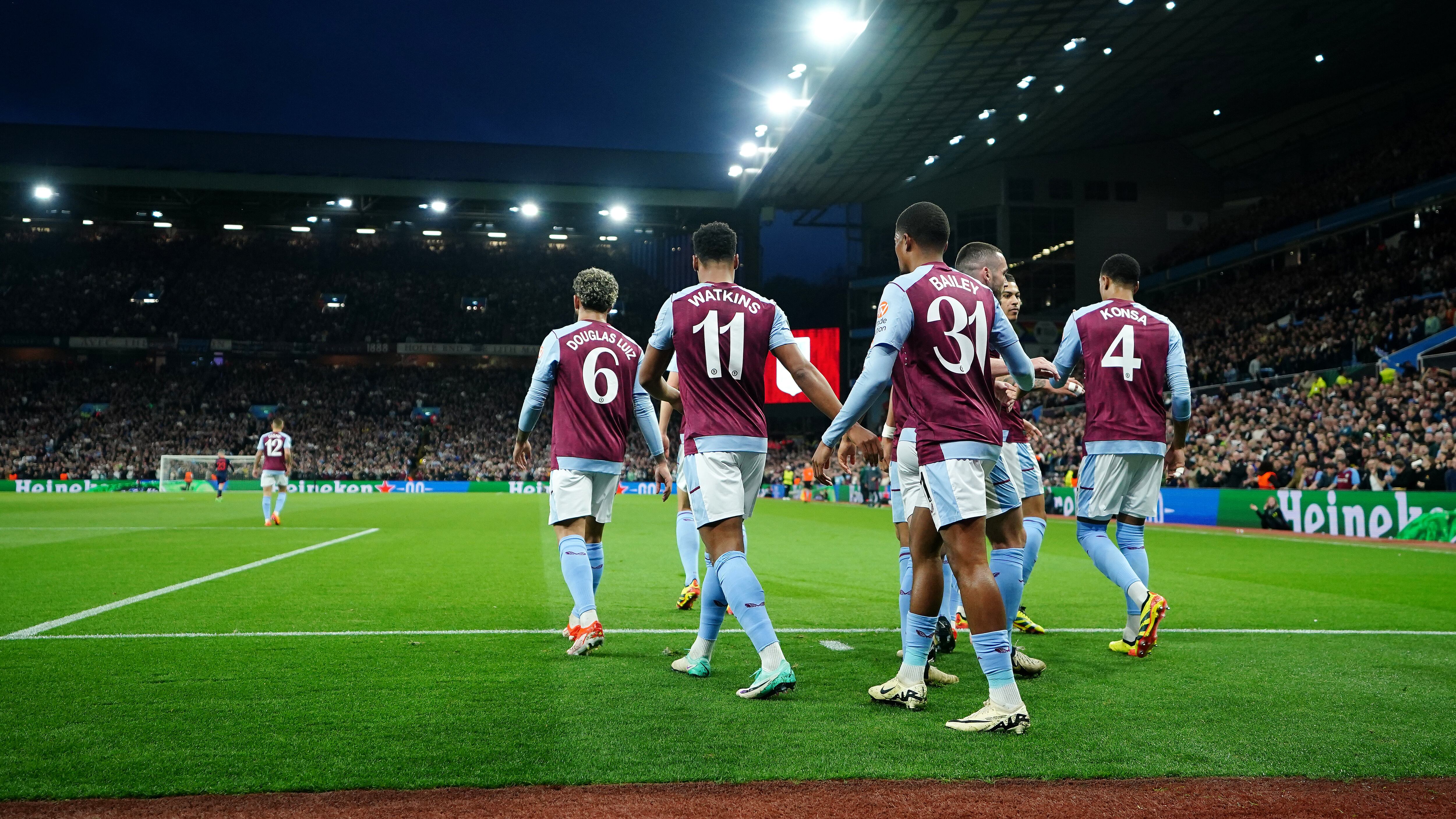 Aston Villa confirmed their spot in the Champions League