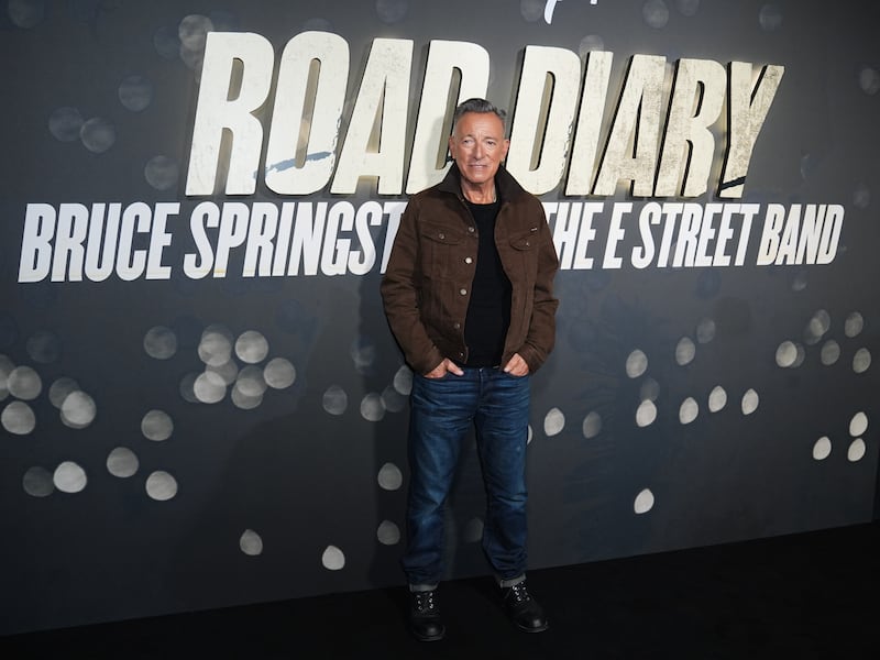 Bruce Springsteen at the UK premiere of Road Diary: Bruce Springsteen And The E Street Band