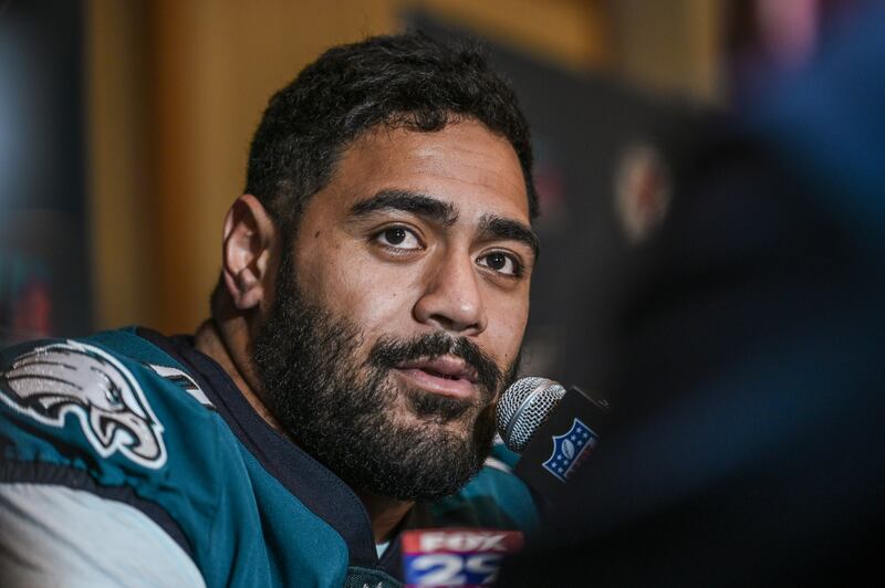 Jordan Mailata plays for the Philadelphia Eagles