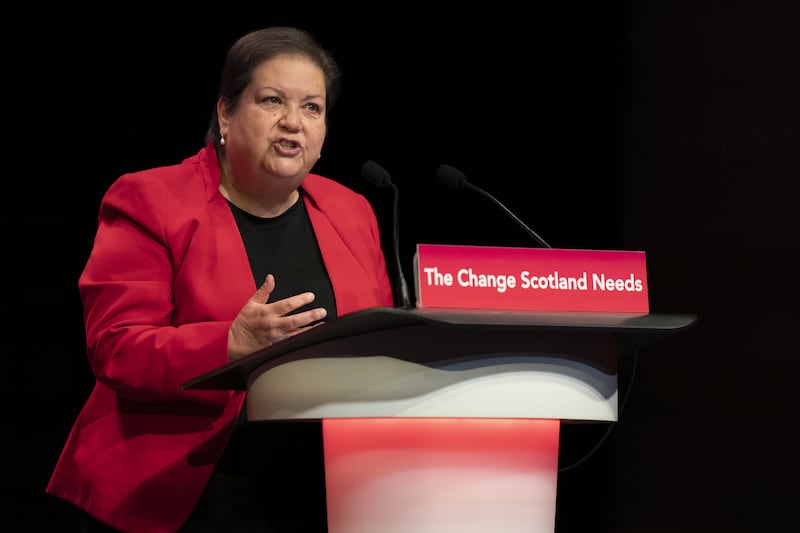 Deputy leader of the Scottish Labour party Jackie Baillie said the party was the only one ‘offering hope and optimism for Scotland’s future’