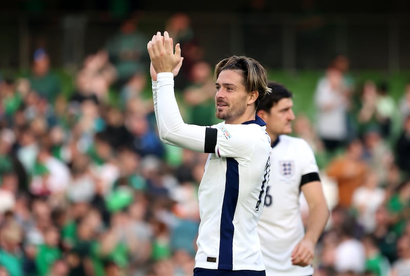 Jack Grealish impressed on his England return (Evan TreacyPA)