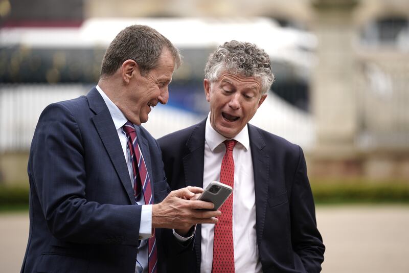 Jonathan Powell, right, was Sir Tony Blair’s former chief of staff