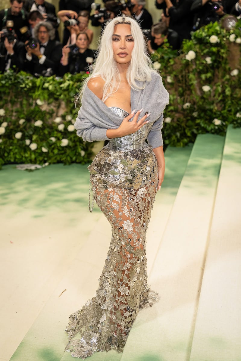 Kim Kardashian wore custom Maison Margiela at the 2024 Met Gala