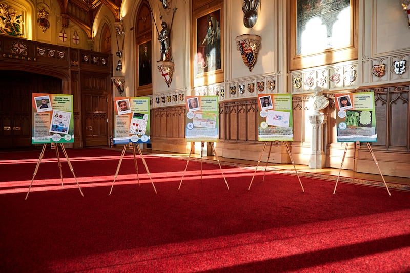 The winning entries for the Blue Peter Earthshot competition at Windsor Castle