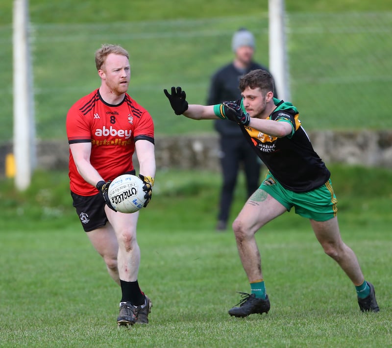 Hugh Pat McGeary is adapting to life with new club Rostrevor, having transferred from Pomeroy earlier this year. Picture by Louis McNally