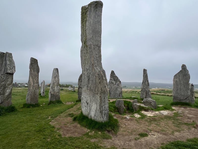 Visiting the stone circle at Callanish