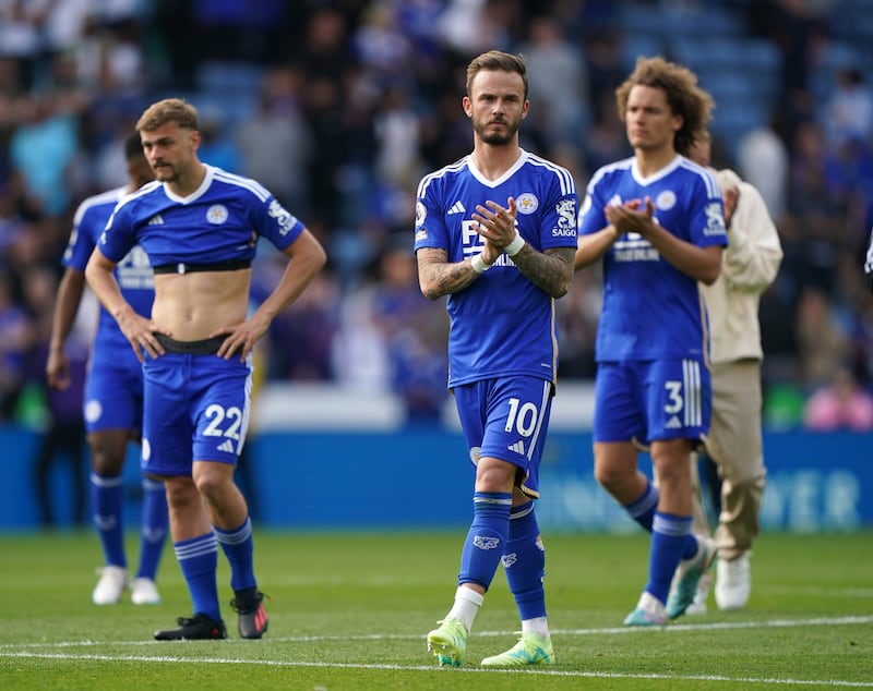 Leicester were relegated from the Premier League in May 2023