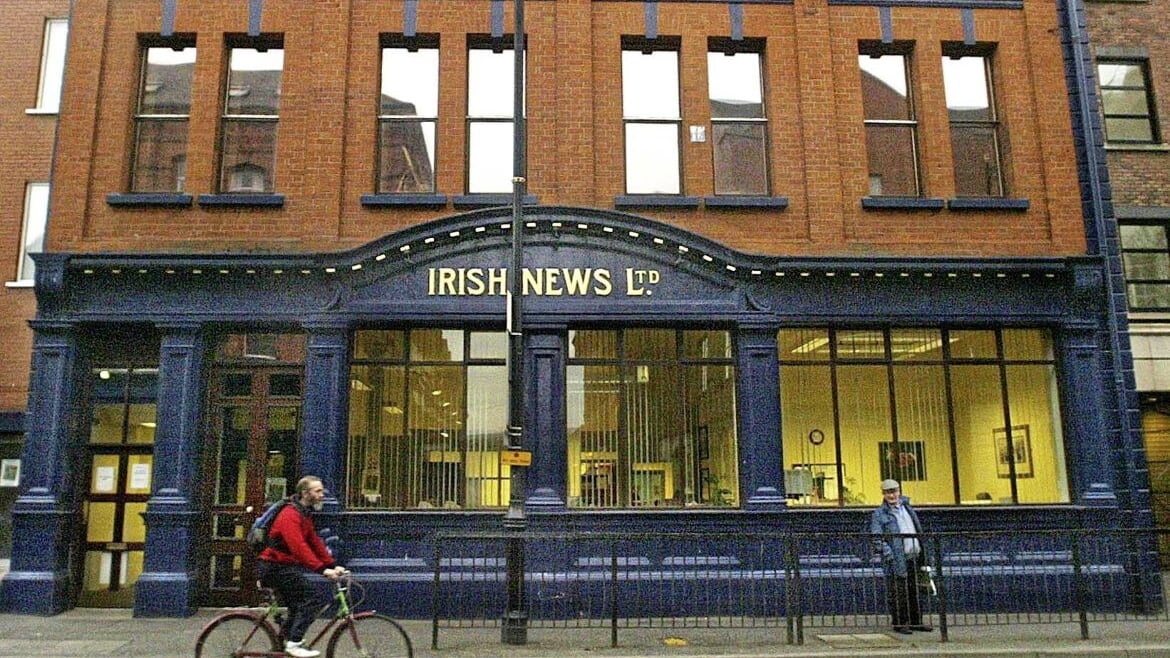 The soon-to-be vacated Irish News offices in Donegall Street, Belfast 