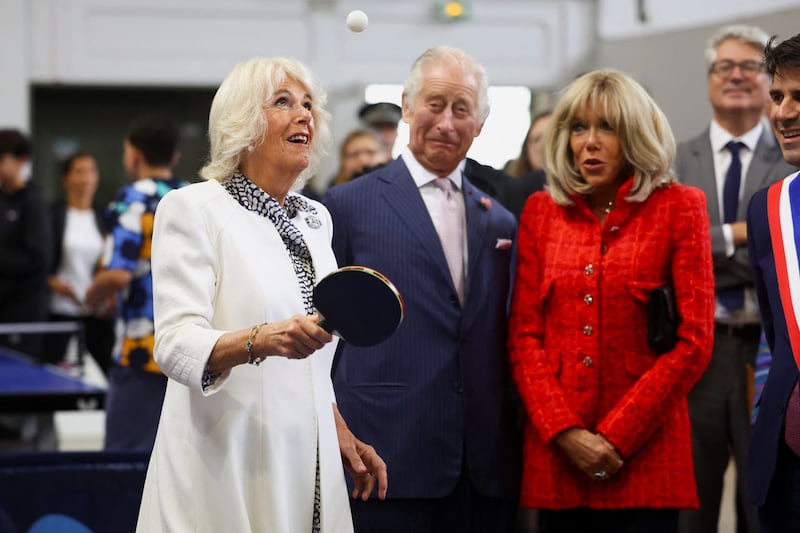 Charles and Camilla on their state visit to France