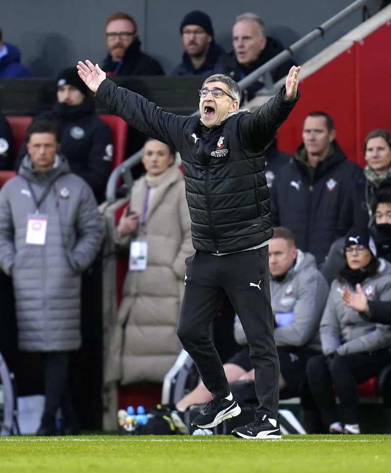 Southampton boss Ivan Juric has lost all three of his games in charge to date