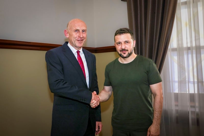 Defence Secretary John Healey met Volodymyr Zelensky at the weekend