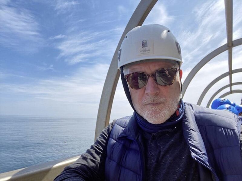 Tom Kelly found the Gobbins cliff walk an exhilarating experience