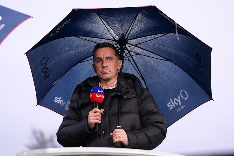 Gary Neville believes United’s position in the table is “unacceptable”