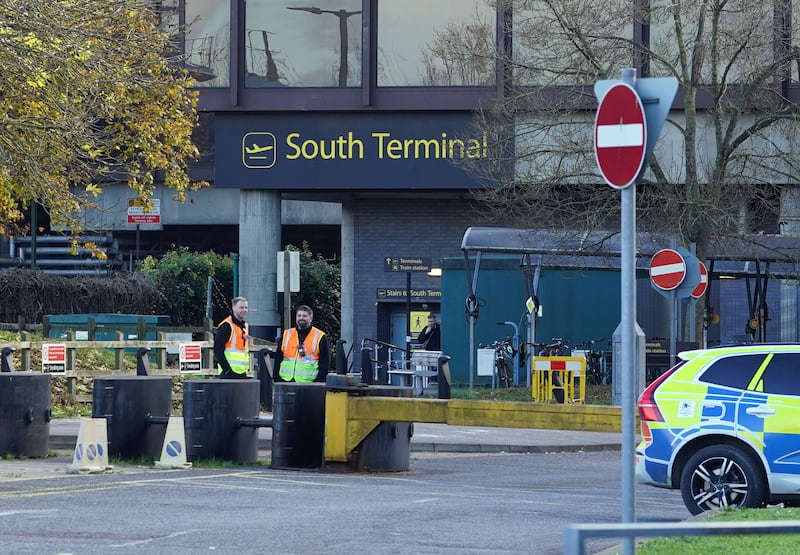 The south terminal at Gatwick airport near Crawley, West Sussex