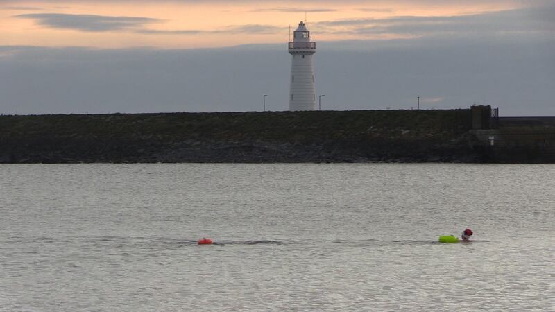 Swimmers at Donaghadee, Co Down