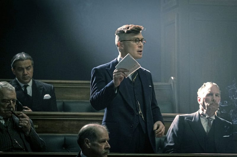 Cillian Murphy as Tommy Shelby in Peaky Blinders