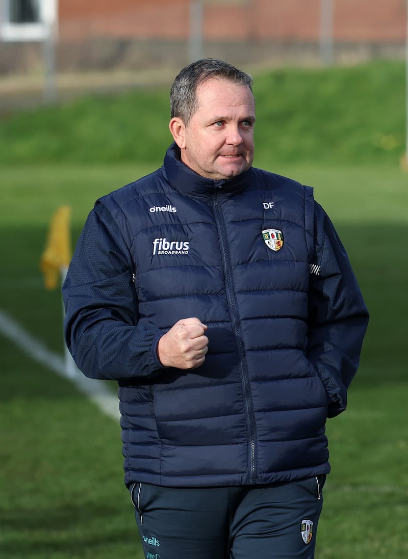 Antrim Senior Hurling Manager Davy Fitzgerald in Corrigan Park where his team faces Westmeath. PICTURE: MAL MCCANN