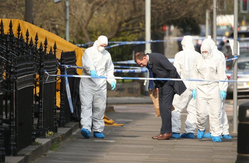 Bradley Welsh shooting scene