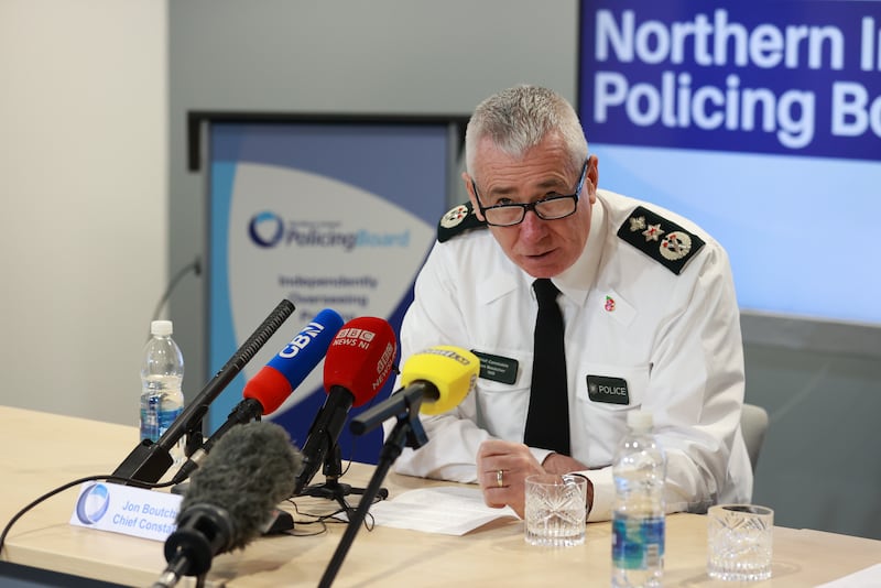 New PSNI chief constable John Boutcher 