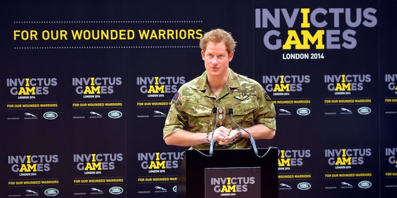 Harry launched the Invictus Games in 2014