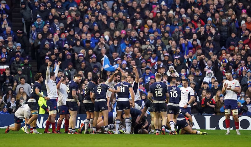 Scotland suffered an agonising defeat by France last year