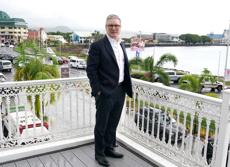 Prime Minister Sir Keir Starmer arrives in Apia for Chogm