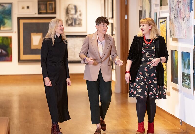 Jan Carson (right) was recently awarded a Major Individual Artist grant by the Arts Council of NI