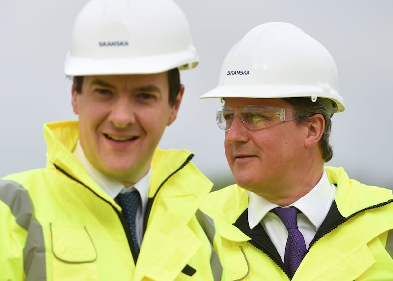 Chancellor George Osborne and David Cameron slashed billions from public spending in ‘austerity’ cuts