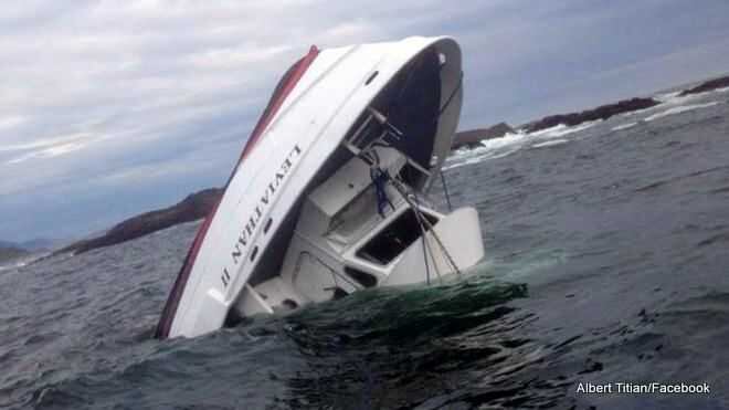 &nbsp;One person remains missing after the whale watching boat sank in Canada