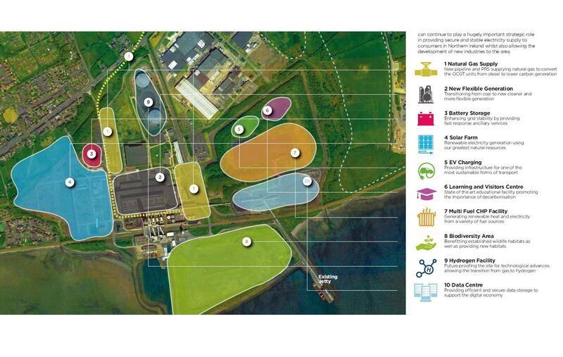 &nbsp;<span style="font-family: Arial, sans-serif; ">EPUKI's conceptual plan for the redevelopment of Kilroot Power Station.</span>