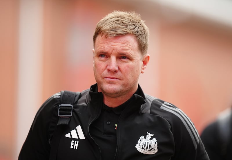 Newcastle boss Eddie Howe is first up on a busy Friday press conference schedule