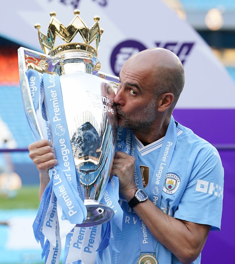 Pep Guardiola has hinted he is nearing the end of his time at Manchester City