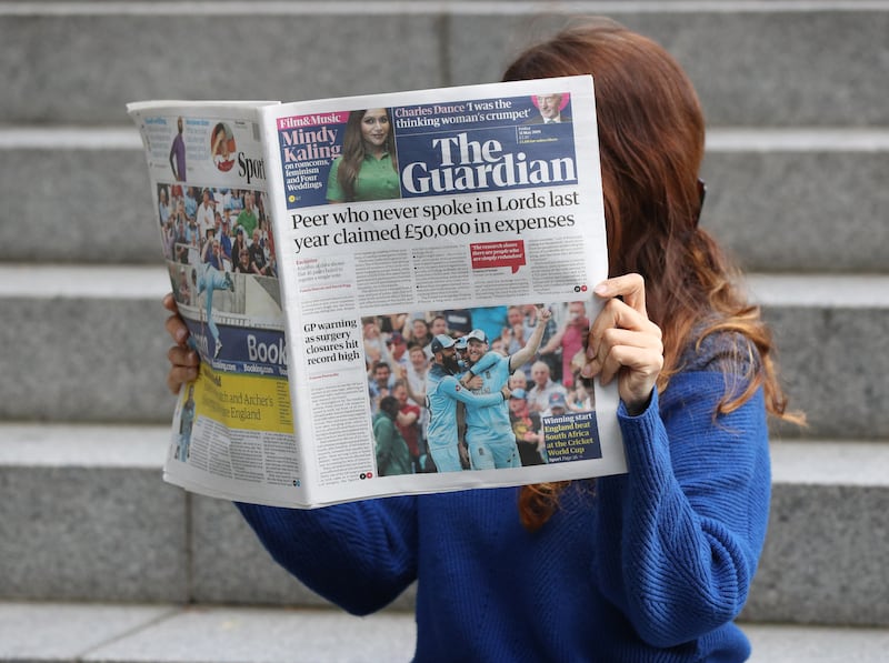 The Guardian Media Group said it generated more revenues from digital readers over the past year