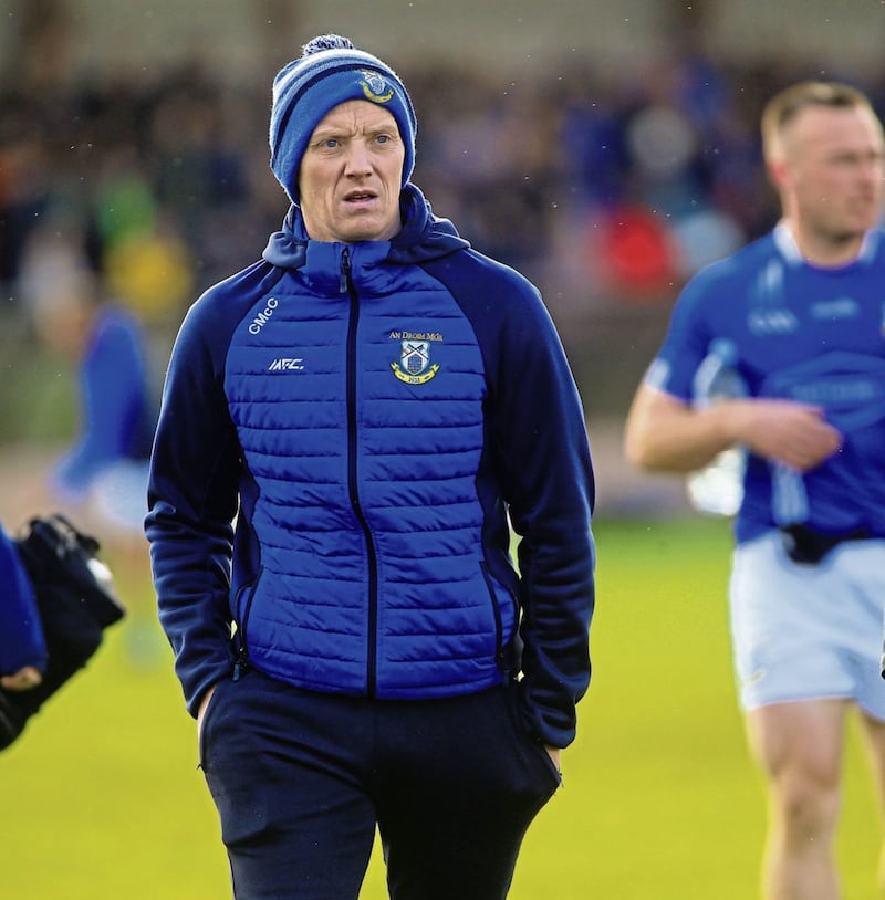 Dromore manager Colm McCullagh Picture:Seamus Loughran. 