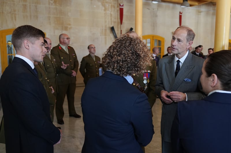 The royal couple paid a visit to the Maritime Museum in Birgu